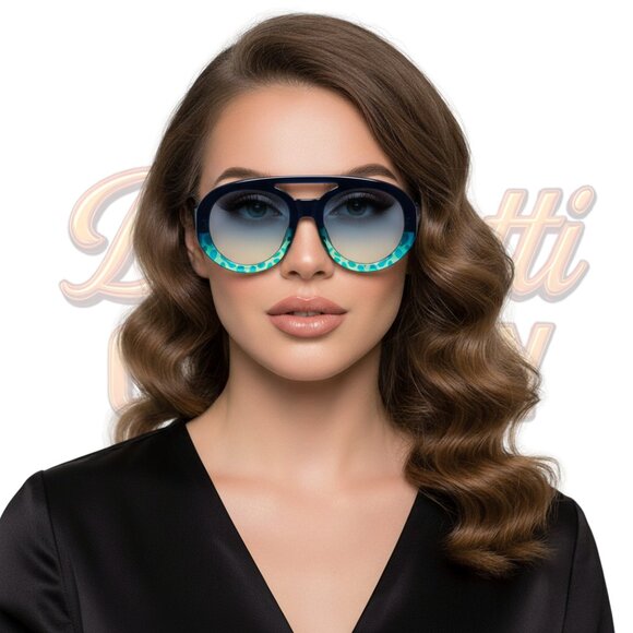 Eyebeam Oversized Aviator Sunglasses Unisex Flat Top UV Protection Shades BPC - Picture 8 of 16